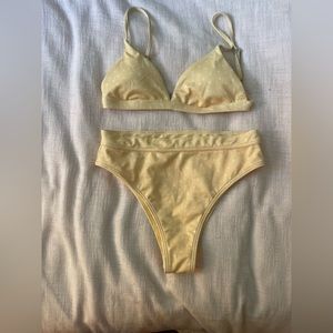 Yellow Polka Dot Billabong bikini